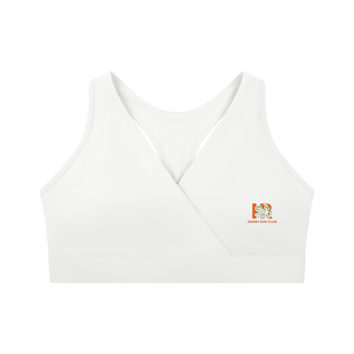 Women's Crossover V-Neck Sports Bra