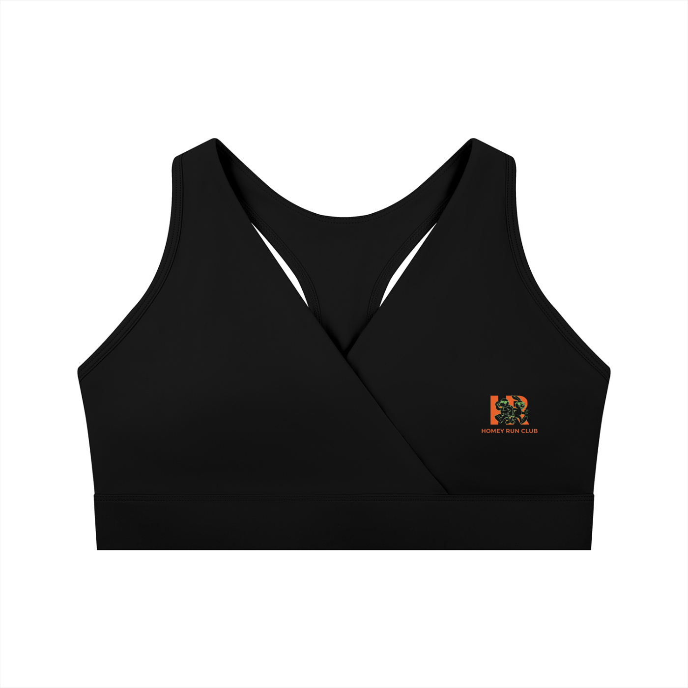 Women's Crossover V-Neck Sports Bra