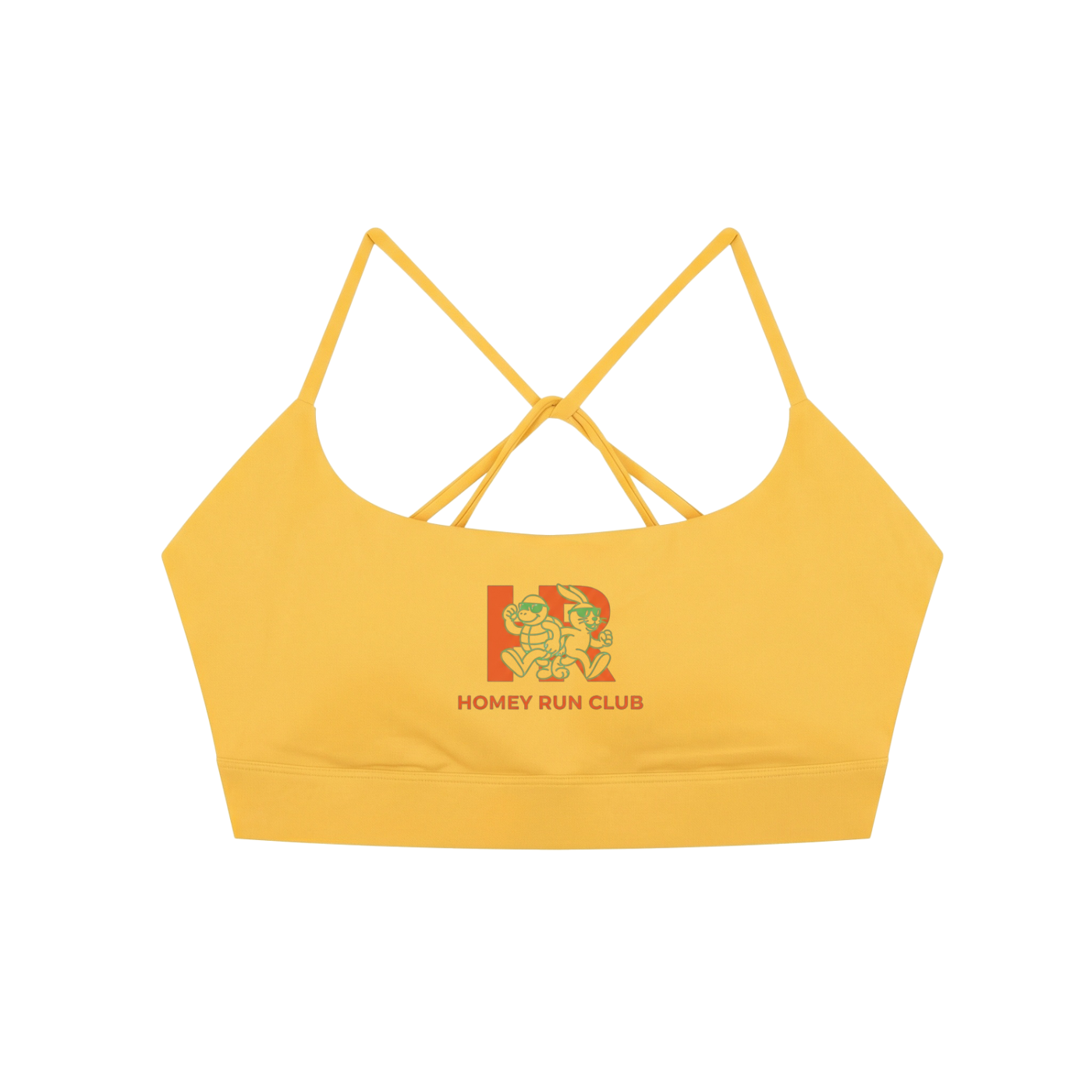 Strappy Criss Cross Yoga Sports Bra
